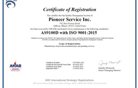 AS9100D with ISO 9001:2015