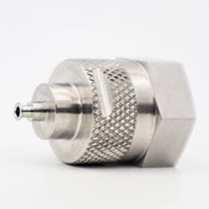 Precision Machined Component with Knurling Finishing - Oil & Gas Industry Parts China